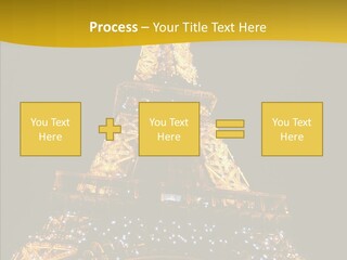 Paris Tower Light PowerPoint Template