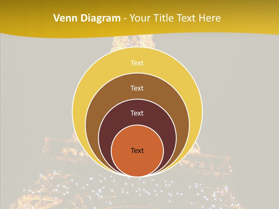 Paris Tower Light PowerPoint Template