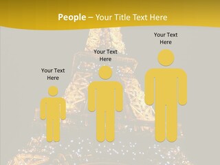 Paris Tower Light PowerPoint Template