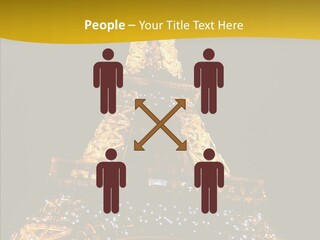 Paris Tower Light PowerPoint Template