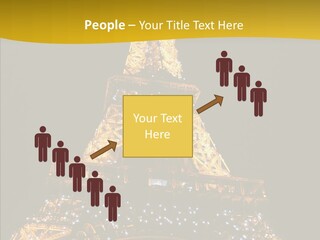 Paris Tower Light PowerPoint Template