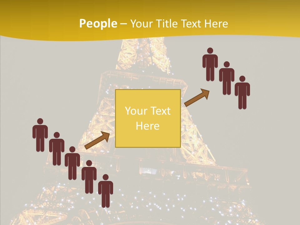 Paris Tower Light PowerPoint Template