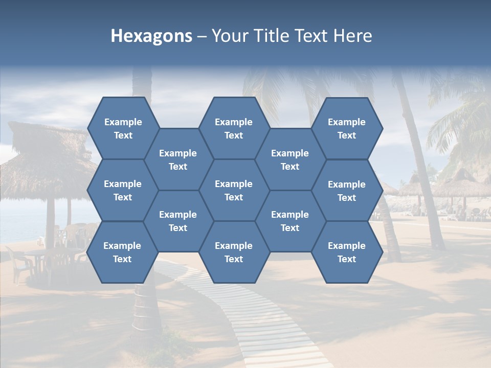 Tropical Seaside Shade PowerPoint Template