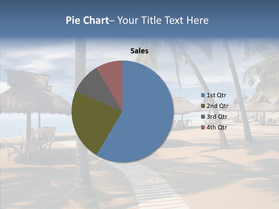 Tropical Seaside Shade PowerPoint Template