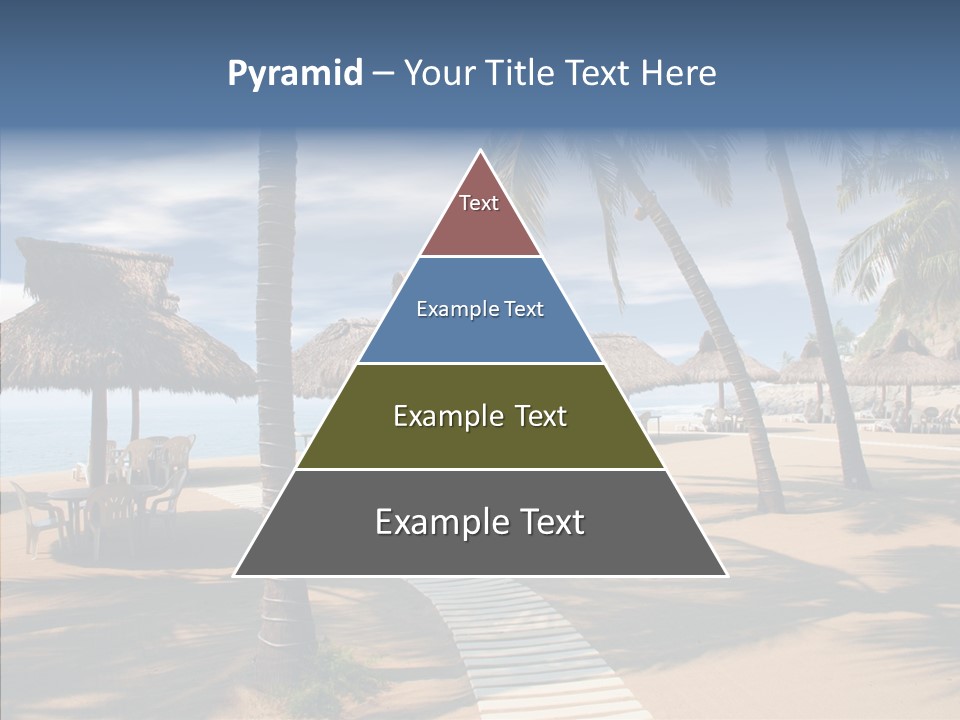 Tropical Seaside Shade PowerPoint Template