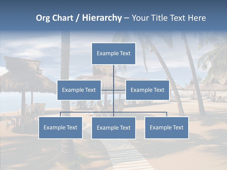 Tropical Seaside Shade PowerPoint Template