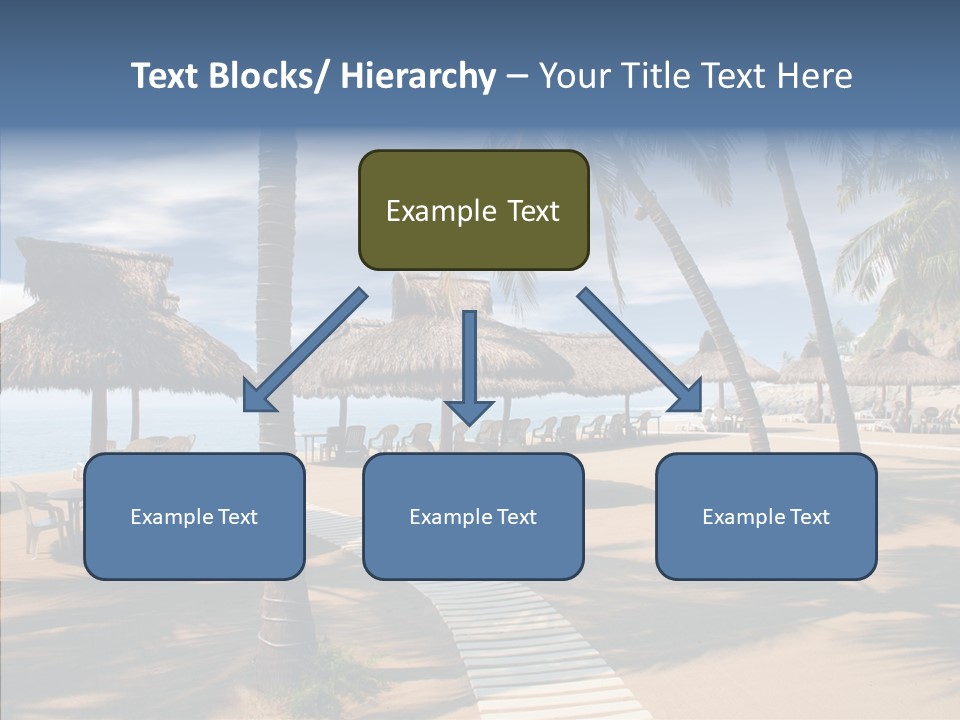 Tropical Seaside Shade PowerPoint Template