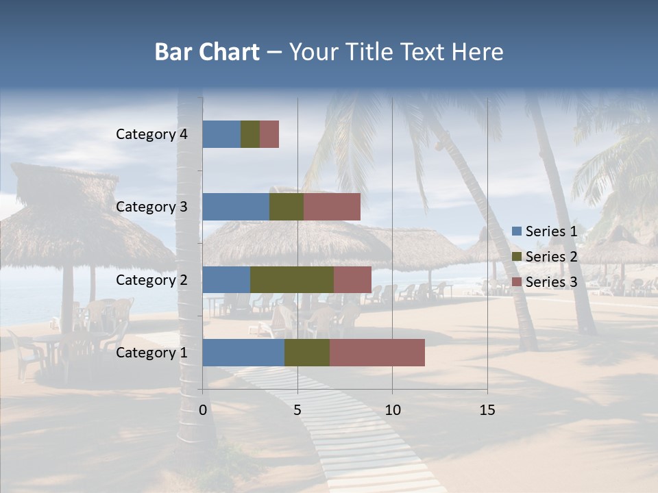 Tropical Seaside Shade PowerPoint Template