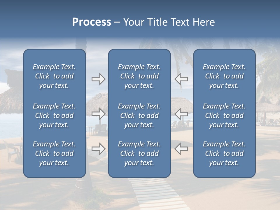 Tropical Seaside Shade PowerPoint Template