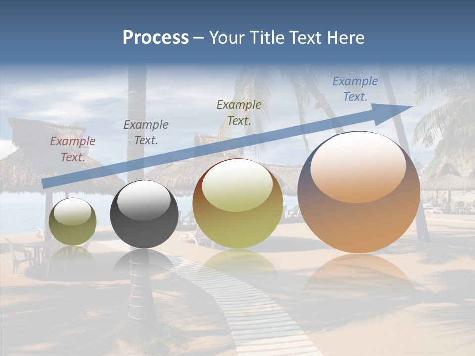 Tropical Seaside Shade PowerPoint Template