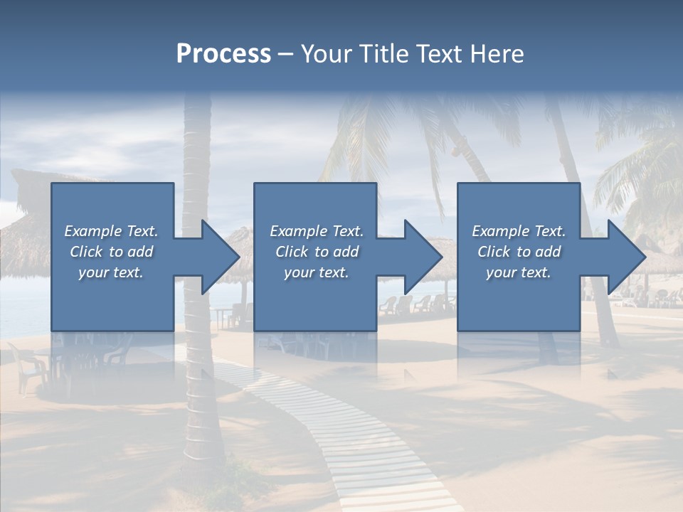 Tropical Seaside Shade PowerPoint Template