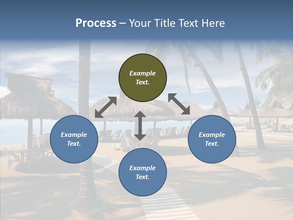 Tropical Seaside Shade PowerPoint Template
