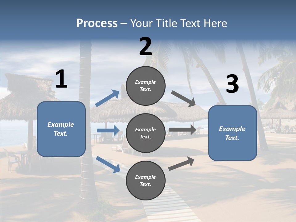 Tropical Seaside Shade PowerPoint Template