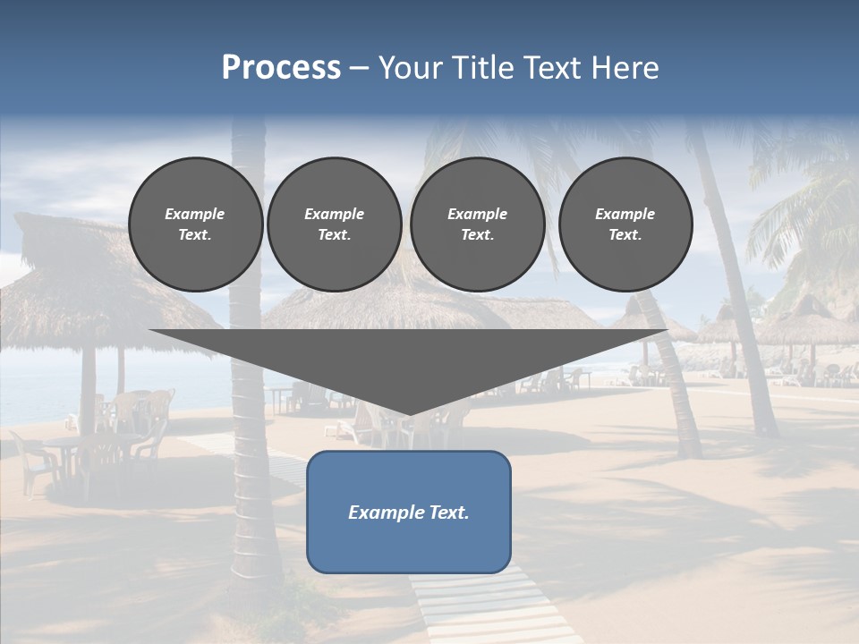 Tropical Seaside Shade PowerPoint Template