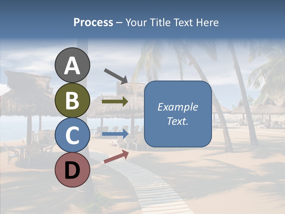 Tropical Seaside Shade PowerPoint Template