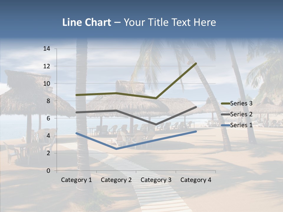Tropical Seaside Shade PowerPoint Template