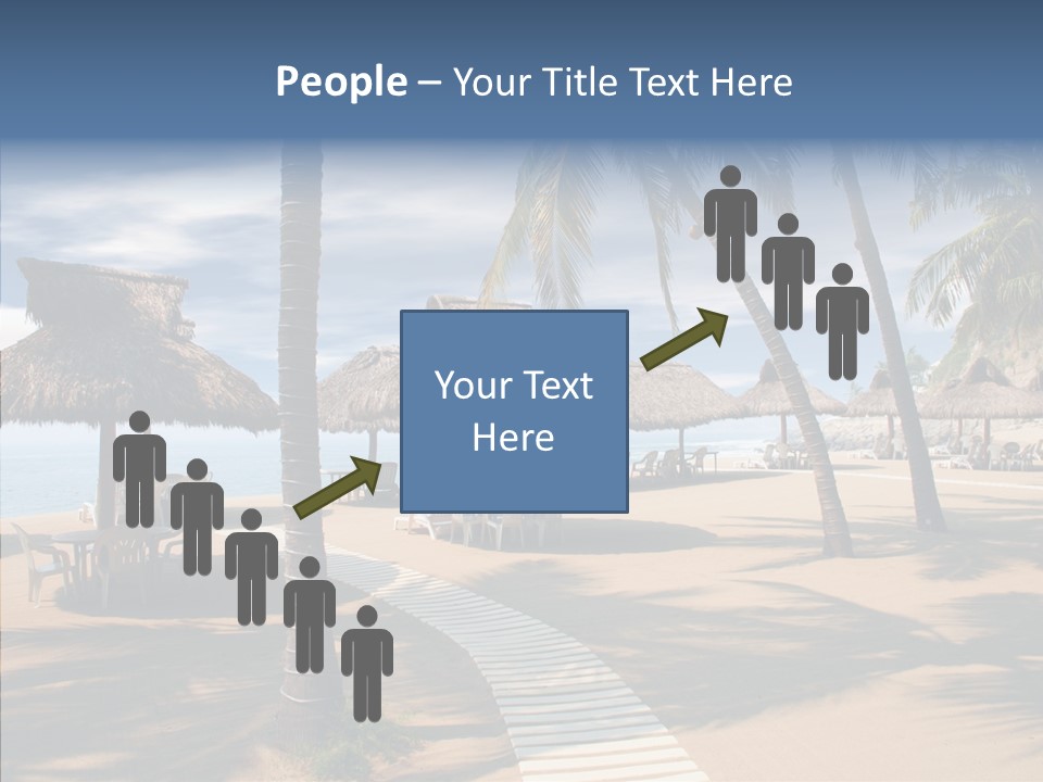 Tropical Seaside Shade PowerPoint Template