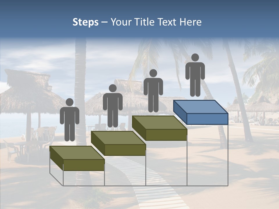 Tropical Seaside Shade PowerPoint Template