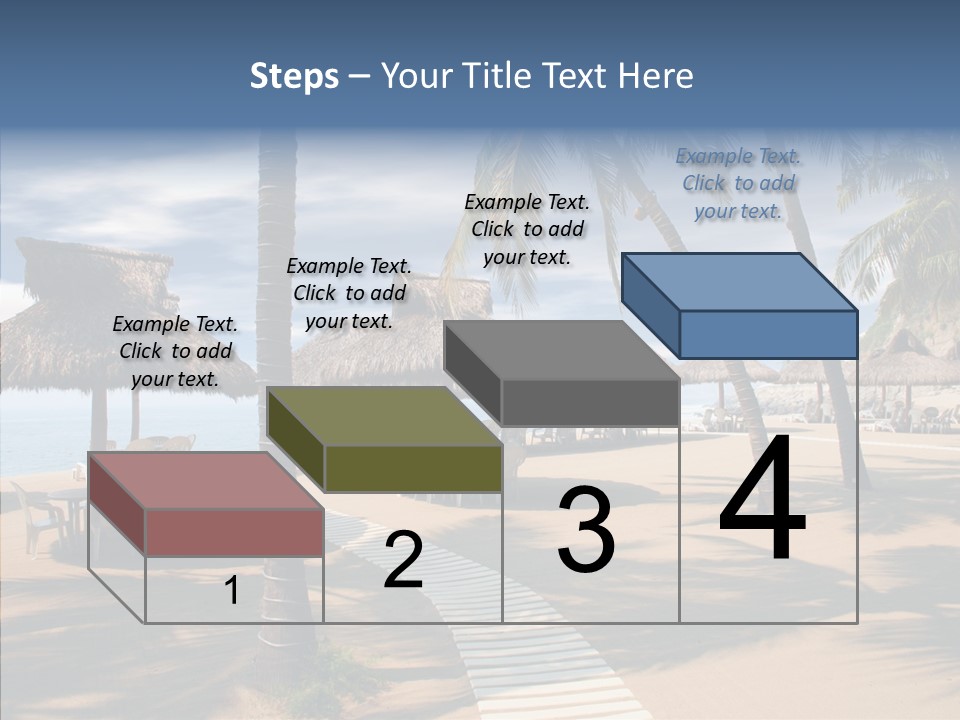 Tropical Seaside Shade PowerPoint Template
