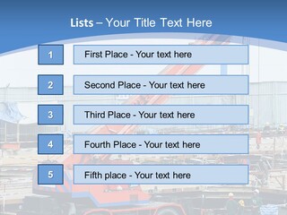 Development Machinery Toy PowerPoint Template