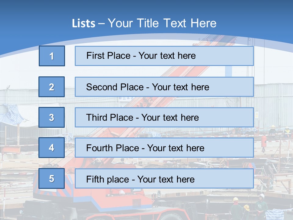 Development Machinery Toy PowerPoint Template