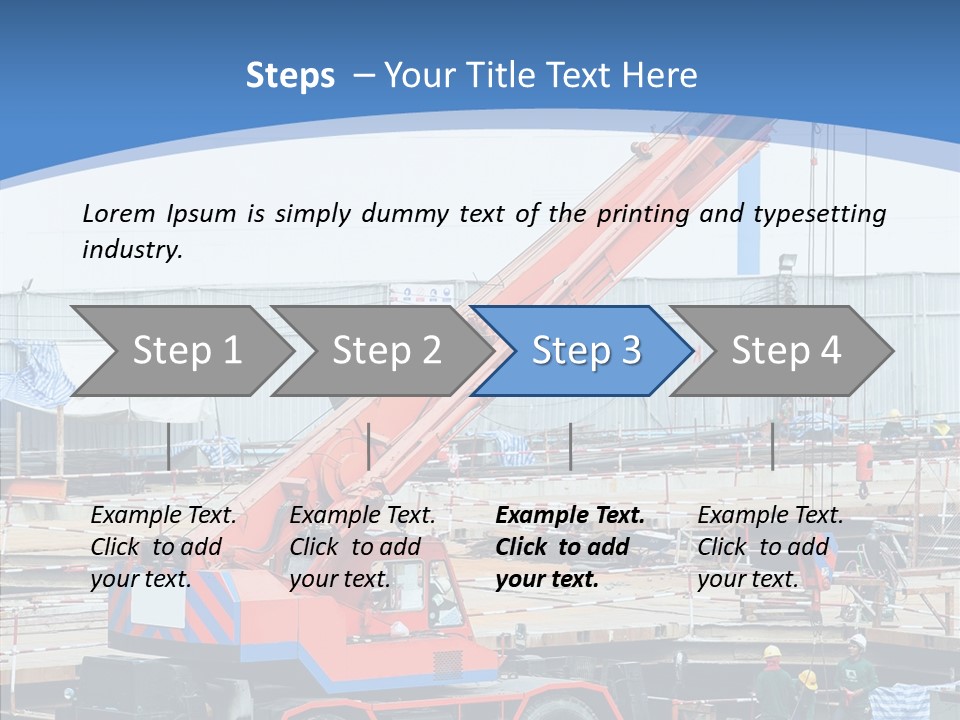 Development Machinery Toy PowerPoint Template