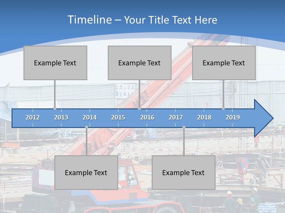 Development Machinery Toy PowerPoint Template