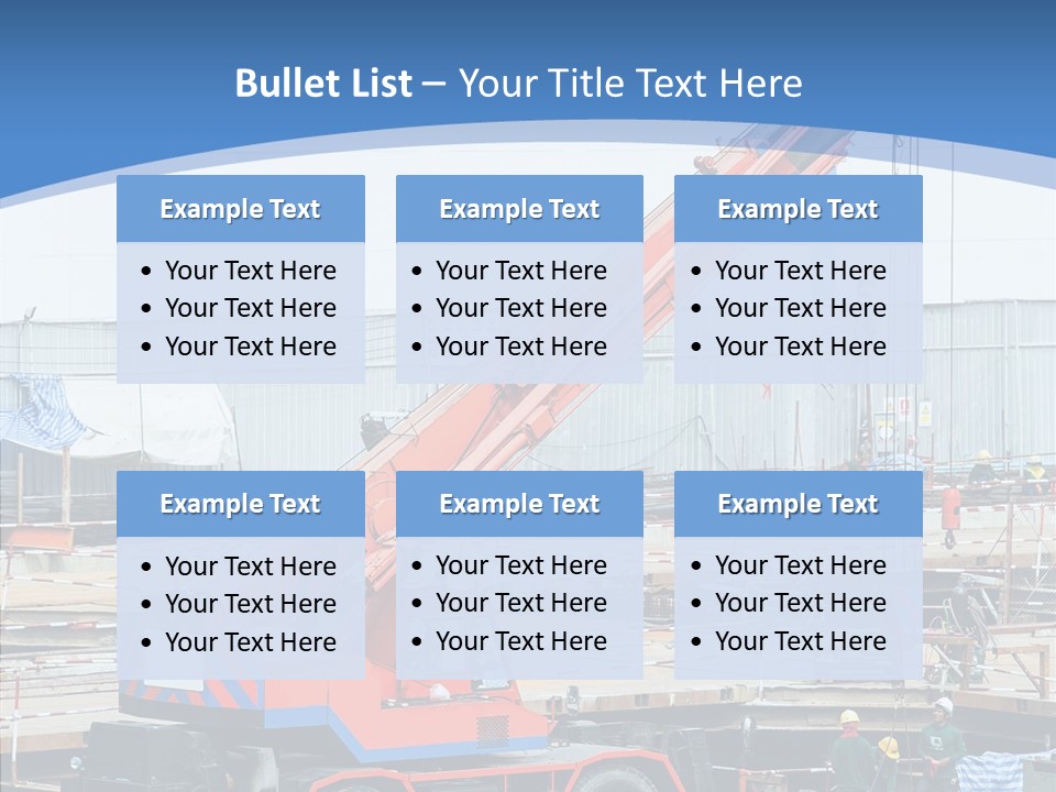 Development Machinery Toy PowerPoint Template