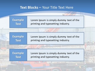 Development Machinery Toy PowerPoint Template