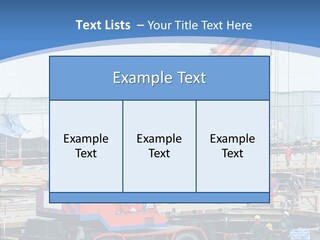 Development Machinery Toy PowerPoint Template