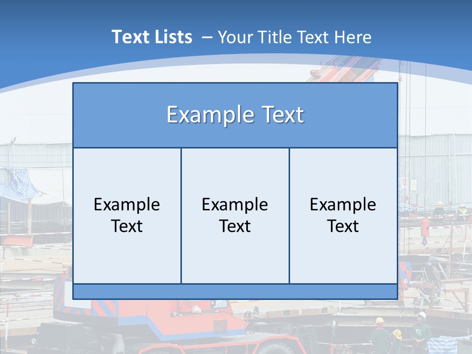 Development Machinery Toy PowerPoint Template