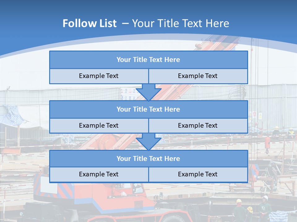 Development Machinery Toy PowerPoint Template