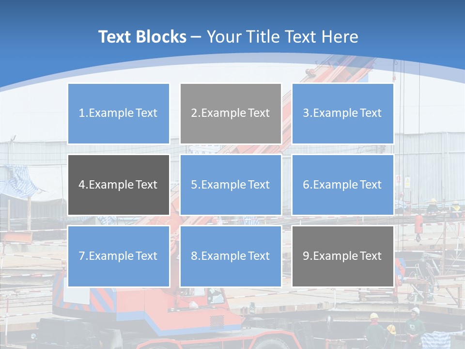 Development Machinery Toy PowerPoint Template