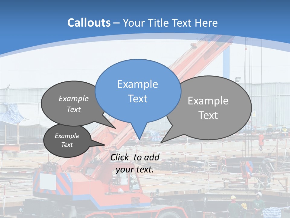 Development Machinery Toy PowerPoint Template