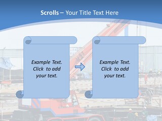 Development Machinery Toy PowerPoint Template
