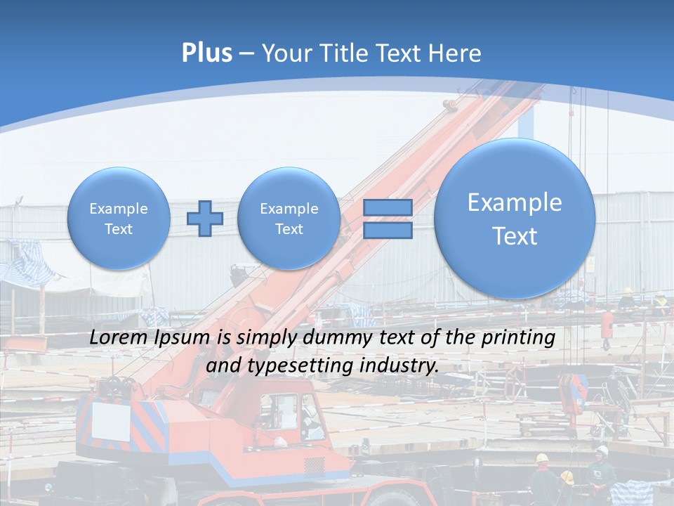 Development Machinery Toy PowerPoint Template