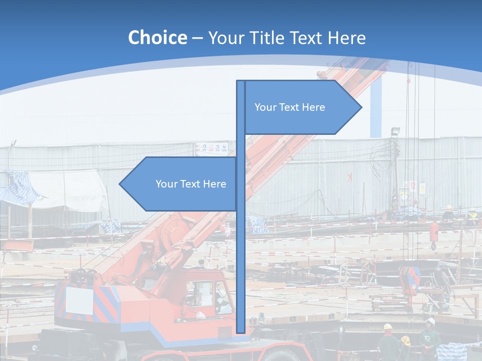 Development Machinery Toy PowerPoint Template