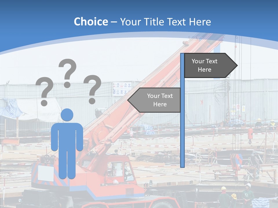Development Machinery Toy PowerPoint Template