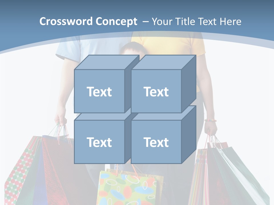 Market Man Dad PowerPoint Template