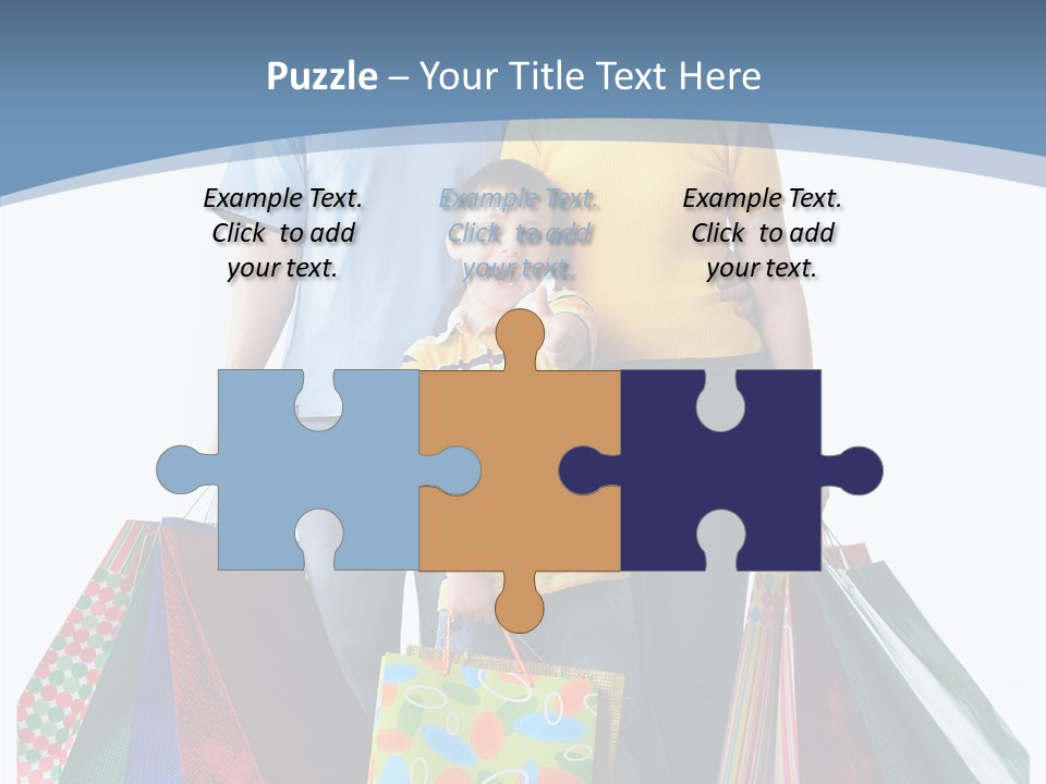 Market Man Dad PowerPoint Template