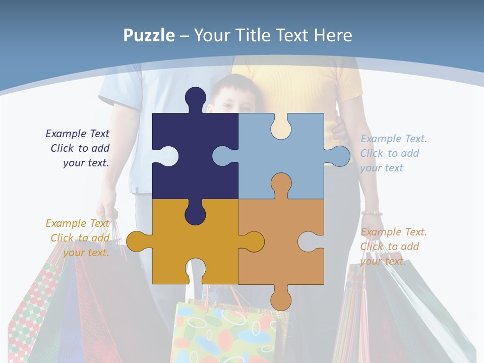 Market Man Dad PowerPoint Template