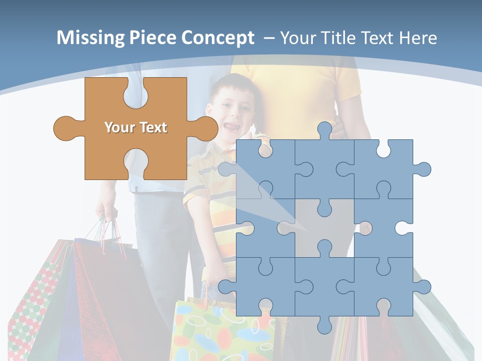 Market Man Dad PowerPoint Template