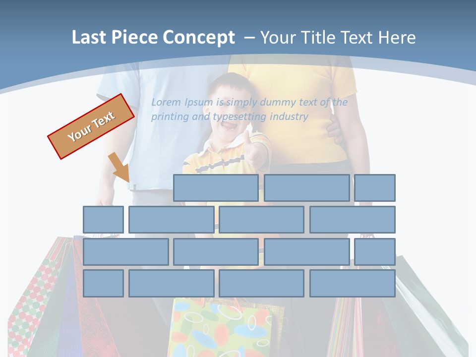 Market Man Dad PowerPoint Template