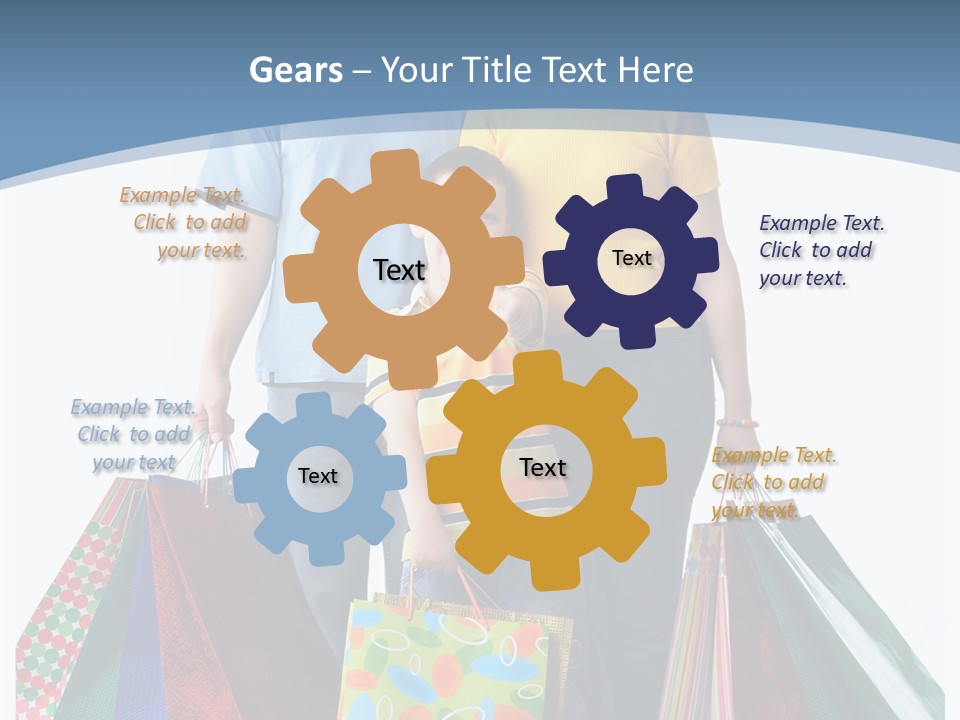 Market Man Dad PowerPoint Template