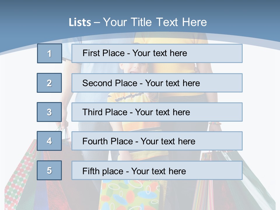 Market Man Dad PowerPoint Template