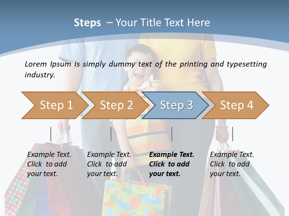 Market Man Dad PowerPoint Template