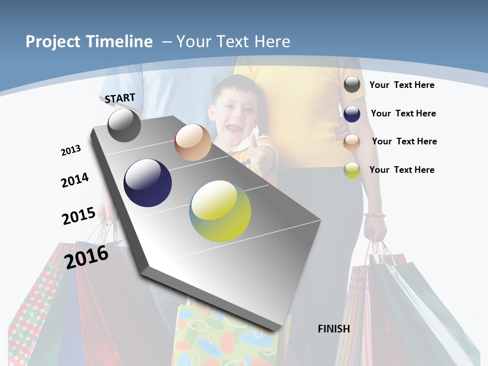 Market Man Dad PowerPoint Template