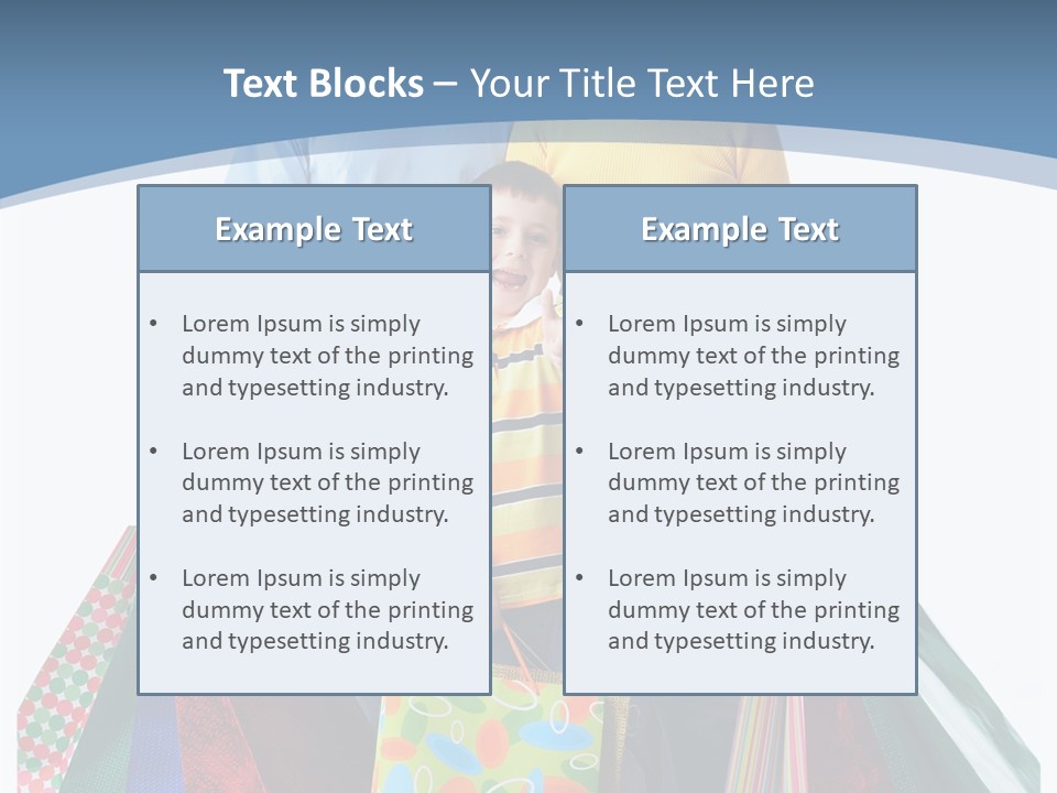 Market Man Dad PowerPoint Template