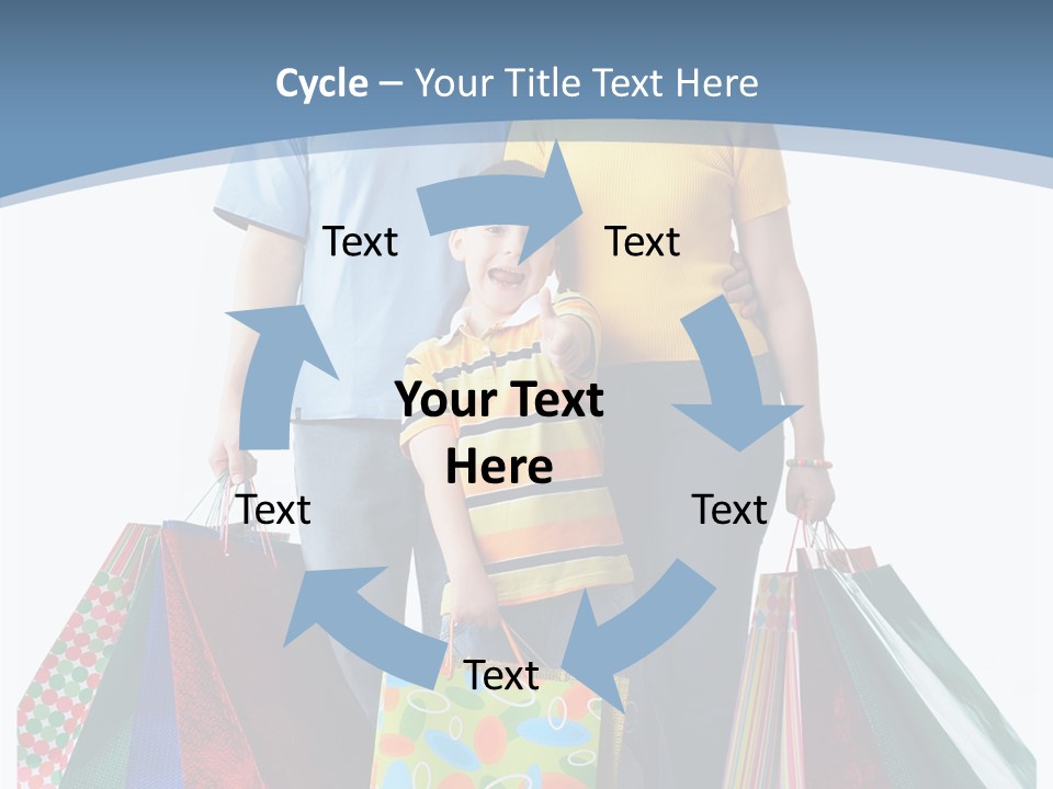 Market Man Dad PowerPoint Template