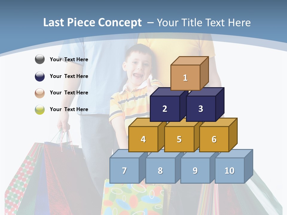 Market Man Dad PowerPoint Template